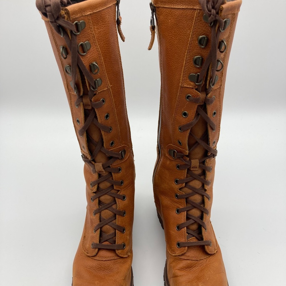 Timberland 15" Tall Brown Leather Riding Boots Waterproof Women's US 7 - Picture 14 of 14